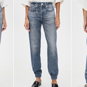 rag & bone Washed Blue Denim Jogger Pant